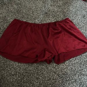 Satin sleep shorts